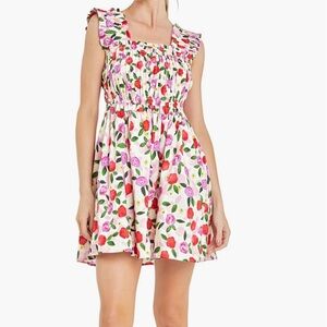 English Factory Floral Print Mini dress